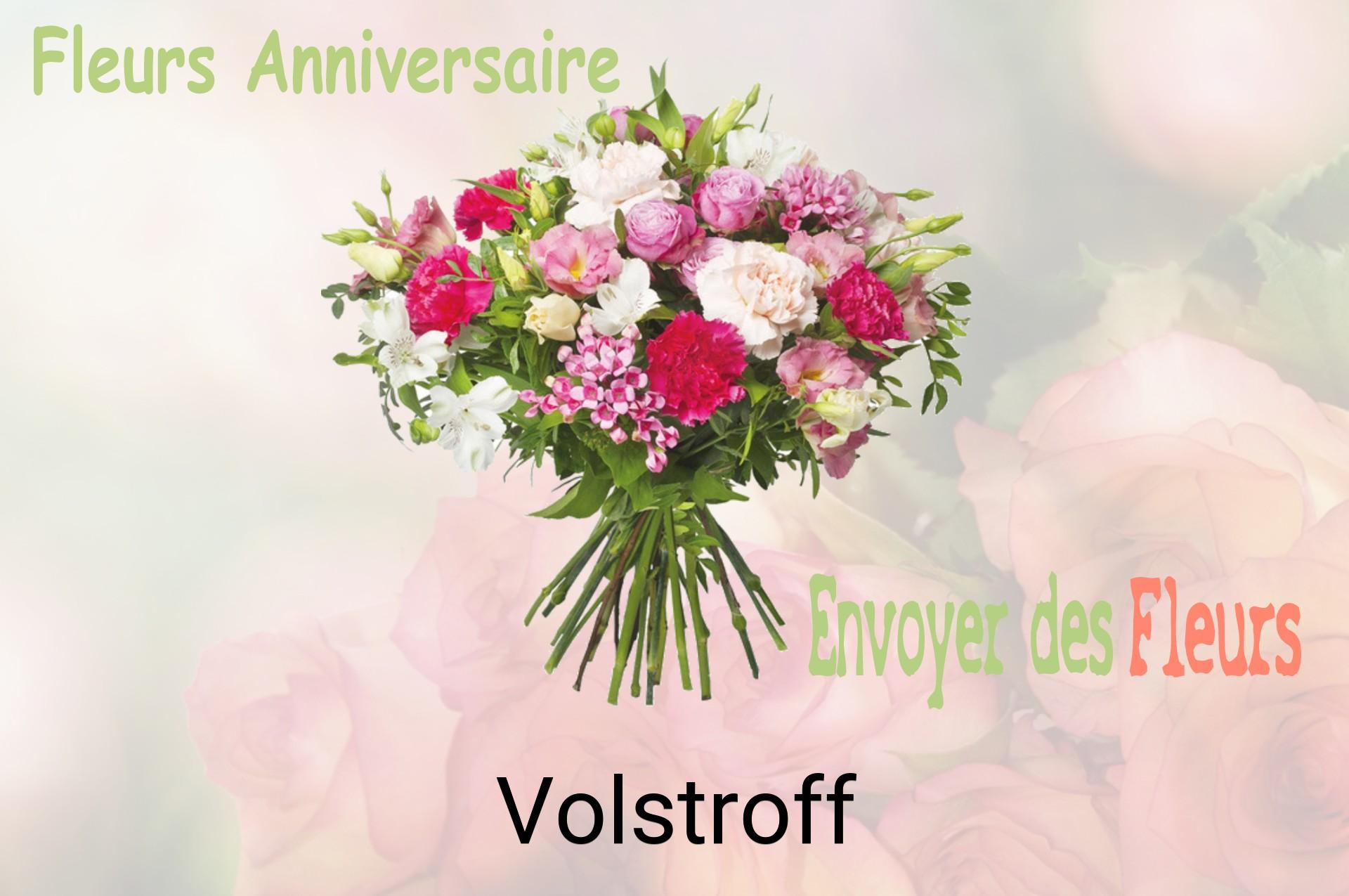 Bouquet de fleurs d’anniversaire livré à Volstroff