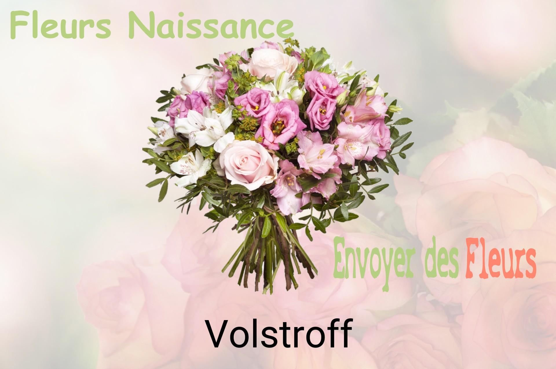 Bouquet de fleurs de naissance livré à Volstroff